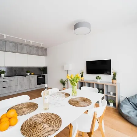 公寓 Apartament Hallera - 70m - 3 Pokoje - Winda - Garaz - Nowe Osiedle *